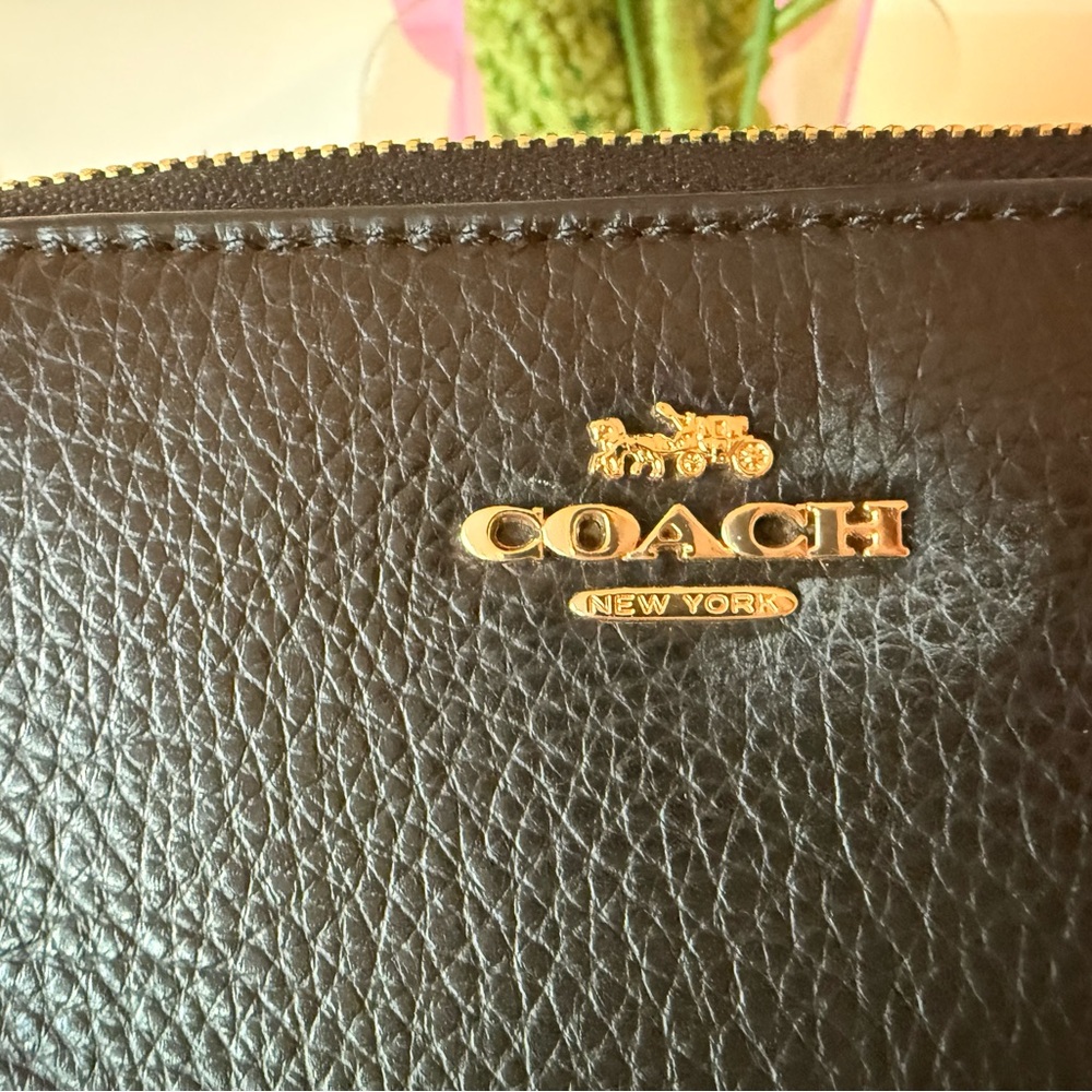 Coach pebble leather wallet - Picture 3 of 7